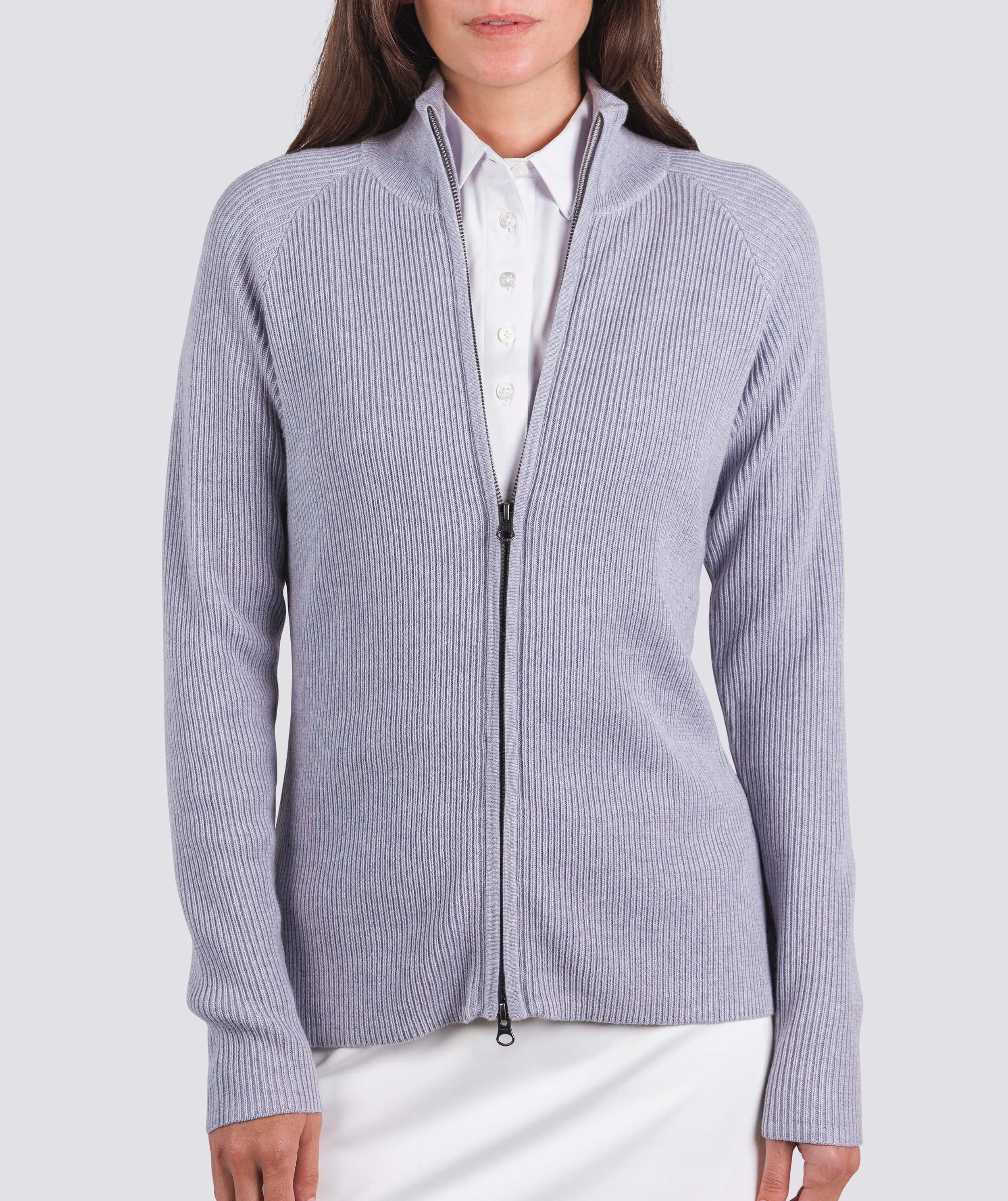 Women's Brandy Rib Full-Zip Sweater