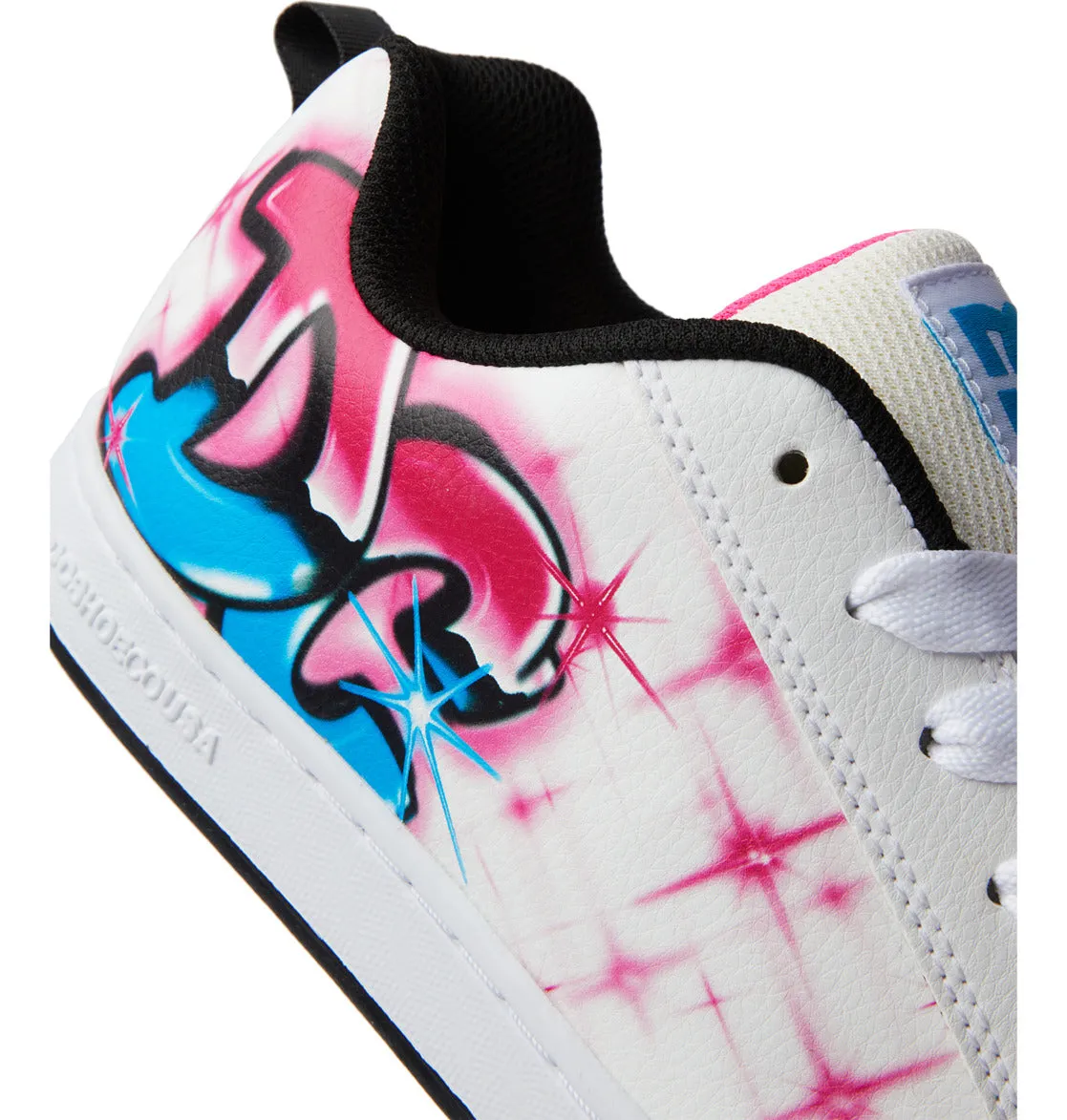 Stylish Womens Graffiti Print Court Graffik Sneakers