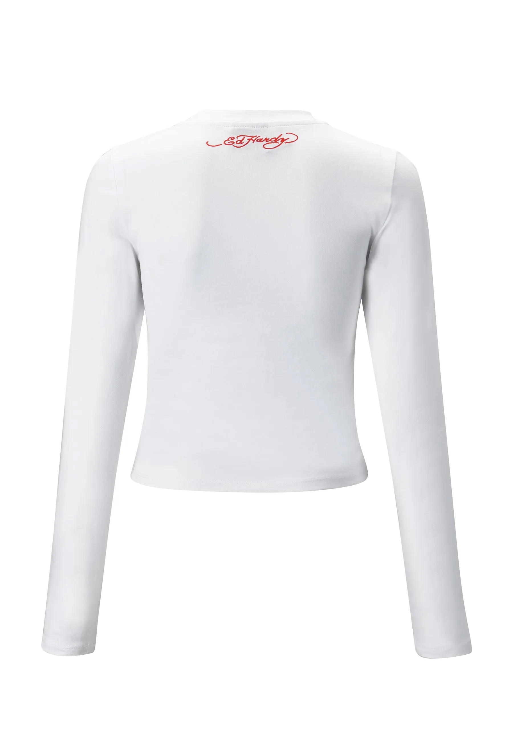 Womens Love Kills Long Sleeve T-Shirt - White