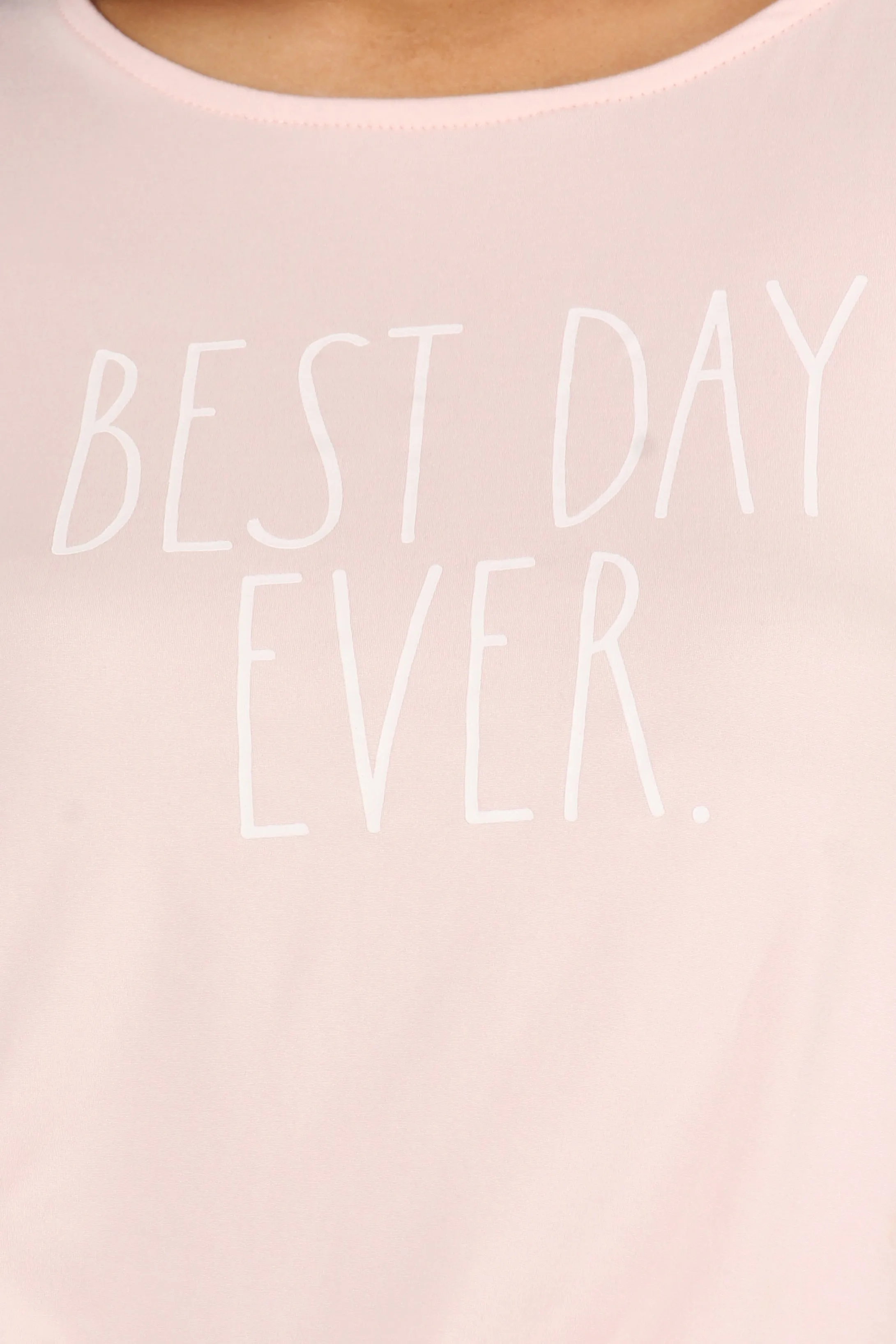 Women's "BEST DAY EVER" Tank and Short Pajama Set